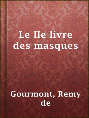 cover image of Le IIe livre des masques